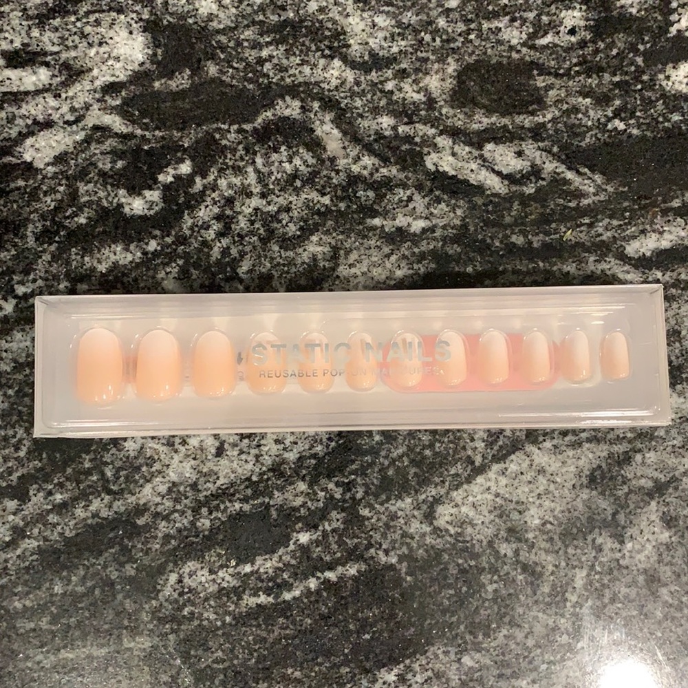 Static nails reusable pop-one